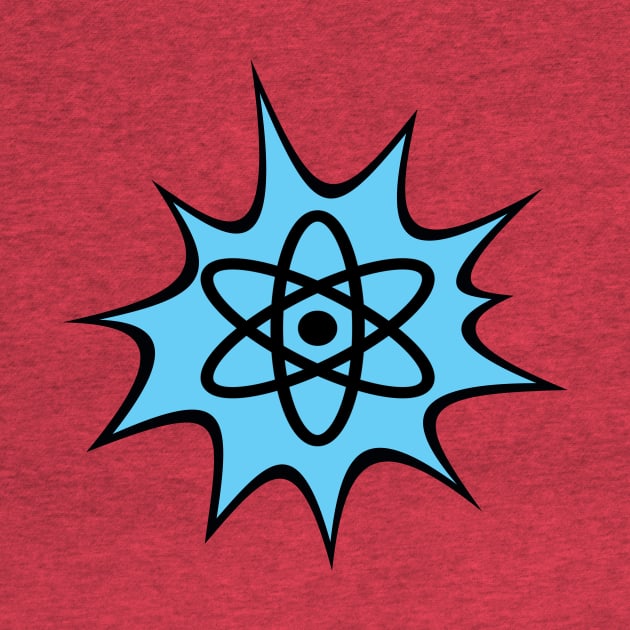 Dynamic Atomic symbol cartoon style science geek gifts by LittleBean